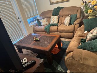Sofa and table set - price negotiable