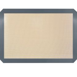 Brandnew Silicone Baking Mat, 16.5" x 11.6" Silicone Cookie Sheets for Baking, Reusable Baking Mat, Non-Stick Reusable, Food Safe, 1 Pack, Dark Gray O