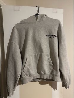 White Essential hoodie