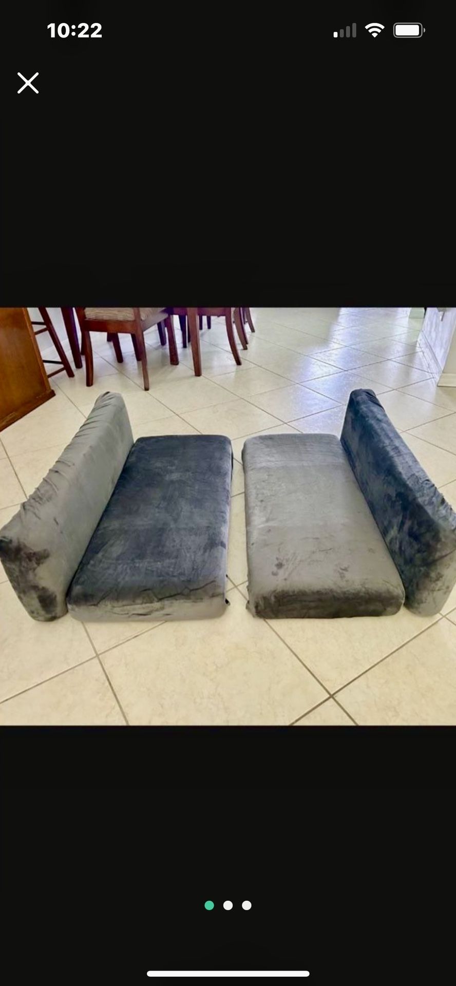 RV DINETTE SEAT CUSHIONS