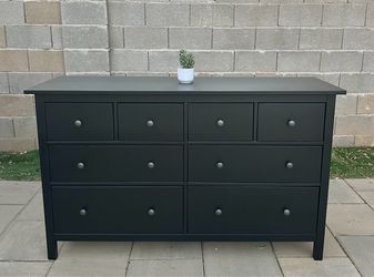 Black Hemnes ikea dresser