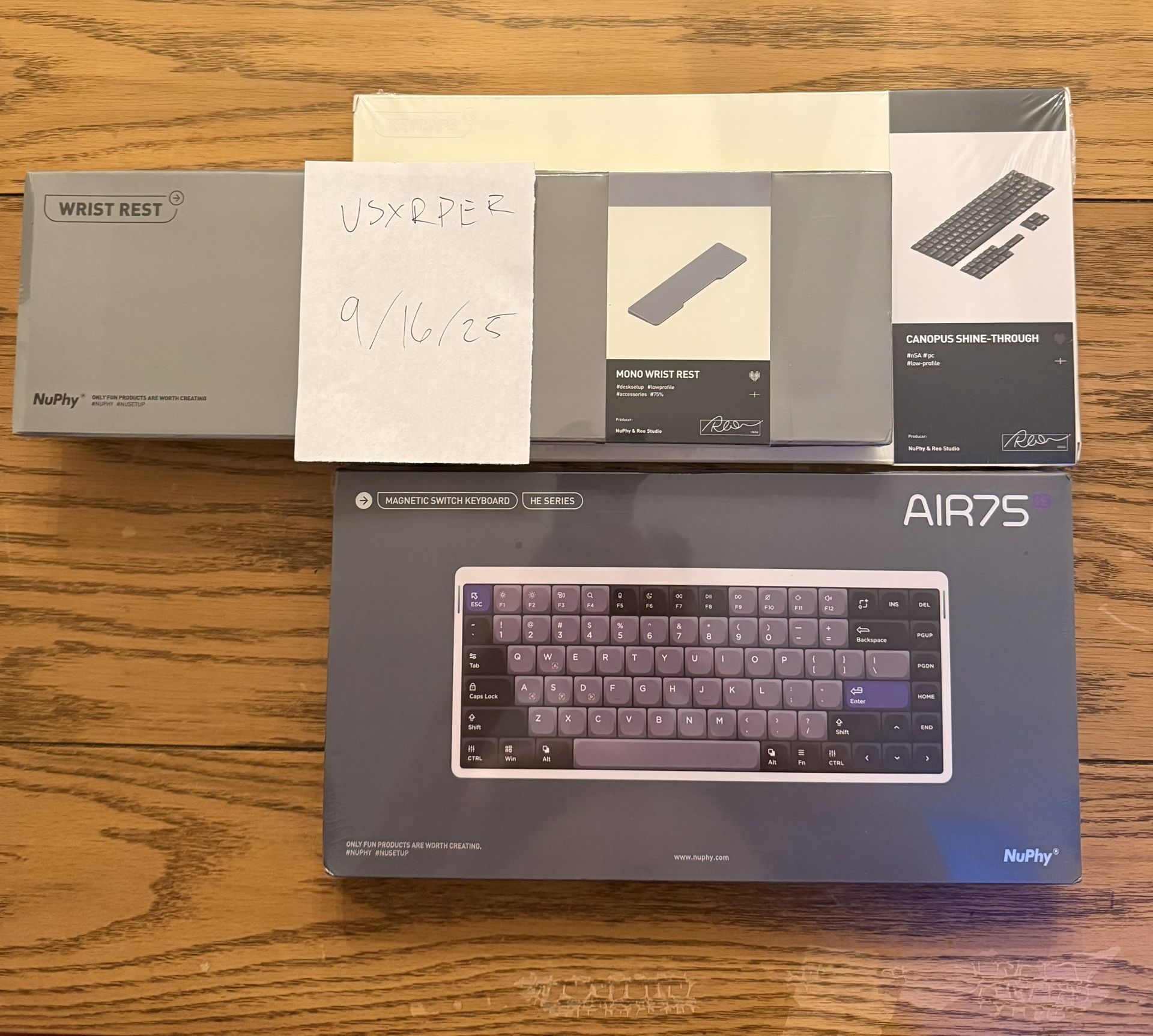 🧲 NuPhy Air75 HE (Hall Effect) Low-Profile Magnetic Gaming Keyboard + Extras 🧲