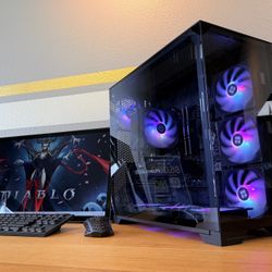 Gaming PC Custom Built by AREA-51🕹Full RGB Set,Ryzen 5/16GB RAM/512GB🖥1 Yr Wrnty‼️ NVIDIA RTX 5060 GPU💥 $0Down Finance Available✅