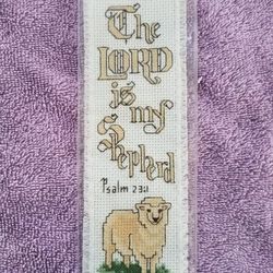 The Lord is my shepherd bookmark