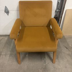 New Upholstered Arm Accent Chair Brown