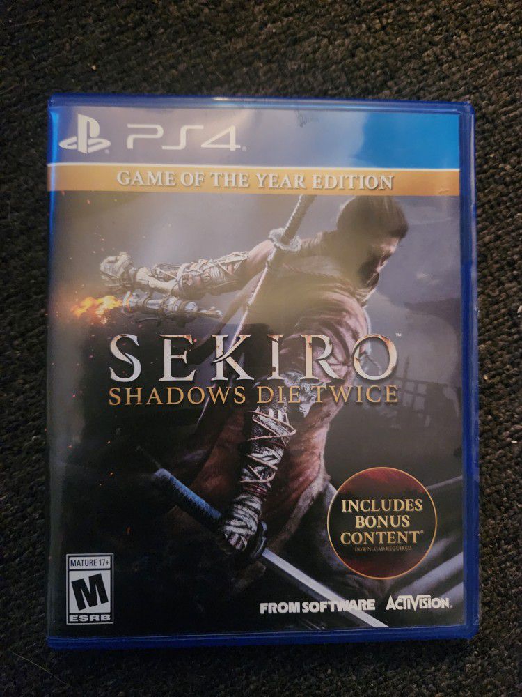 PS4 Sekiro: shadows die twice