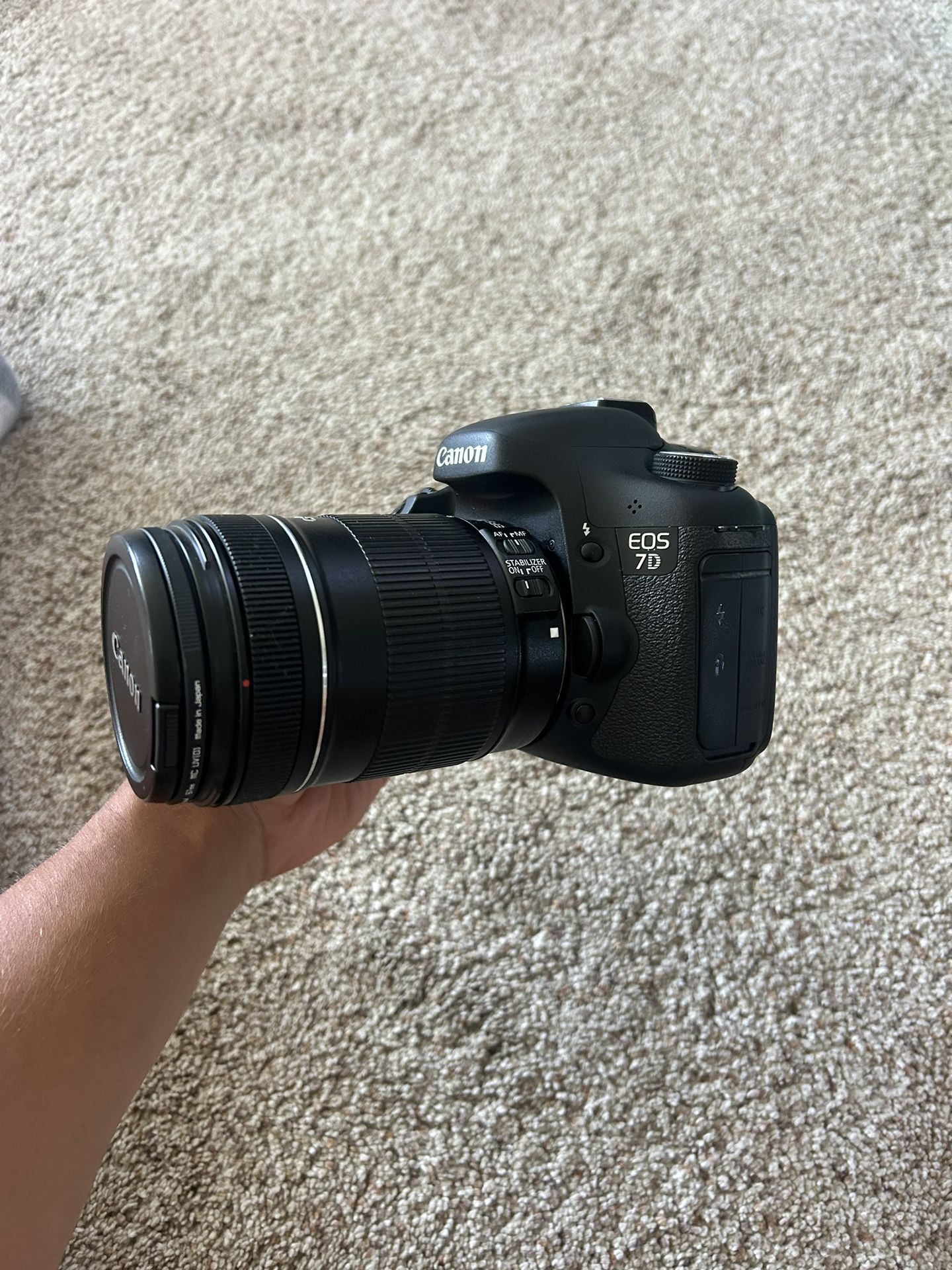 Canon EOS 7d Camera With Lens And Carrying Case