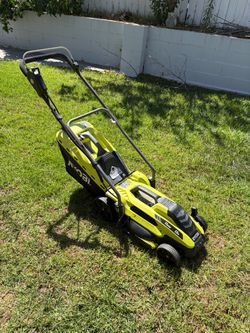 Ryobi electric lawnmower