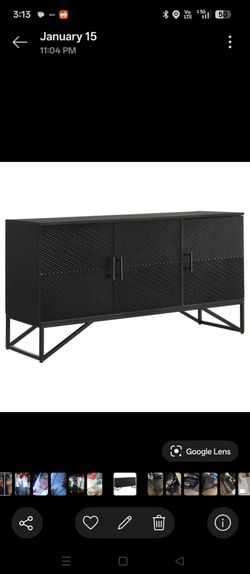 Modern TV Stand New/Black