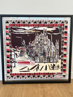 Framed Prada Scarf 