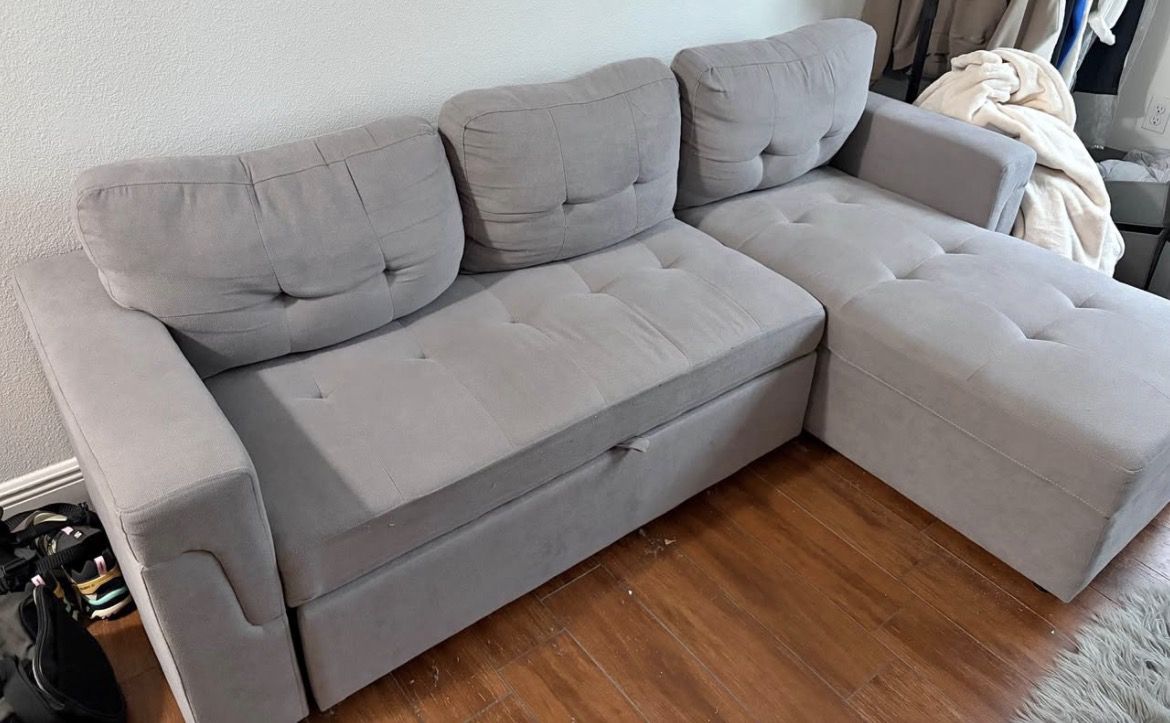 Sofa bed pull out + storage