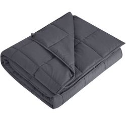Weighted Blanket - 40"x60" 7lbs Cooling Breathable Weighted Microfiber Material with Glass Beads Small Blanket for All-Season Summer Fall Win