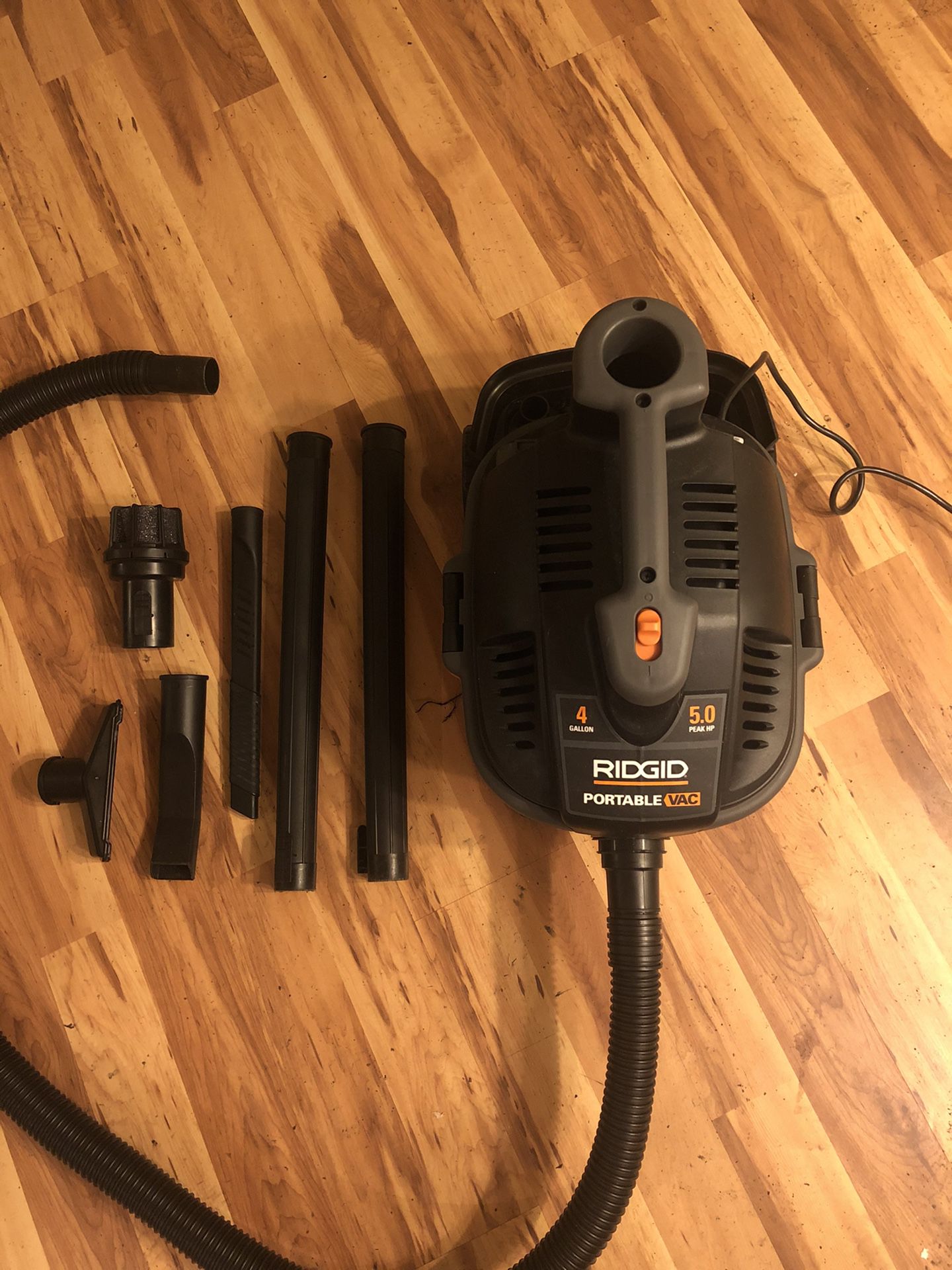 Rigid power tool shop vac vacuum w/ silencer