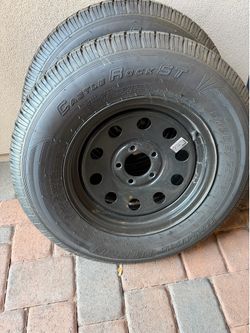 2 brand new trailer tires