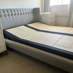 Cal King Bed frame -  (MATTRESS NOT INCLUDED)