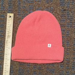madewell Pink wool beanie