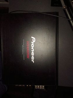 Pioneer GM-E360X4- 4 channel- Class AB, 1000w Max Power Bridgeable Amplifier