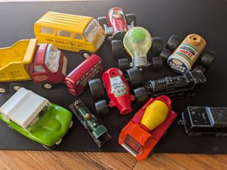Huge 12-Piece Vintage Toy Car Lot - Tonka, Buddy L Promos, Matchbox Lesney