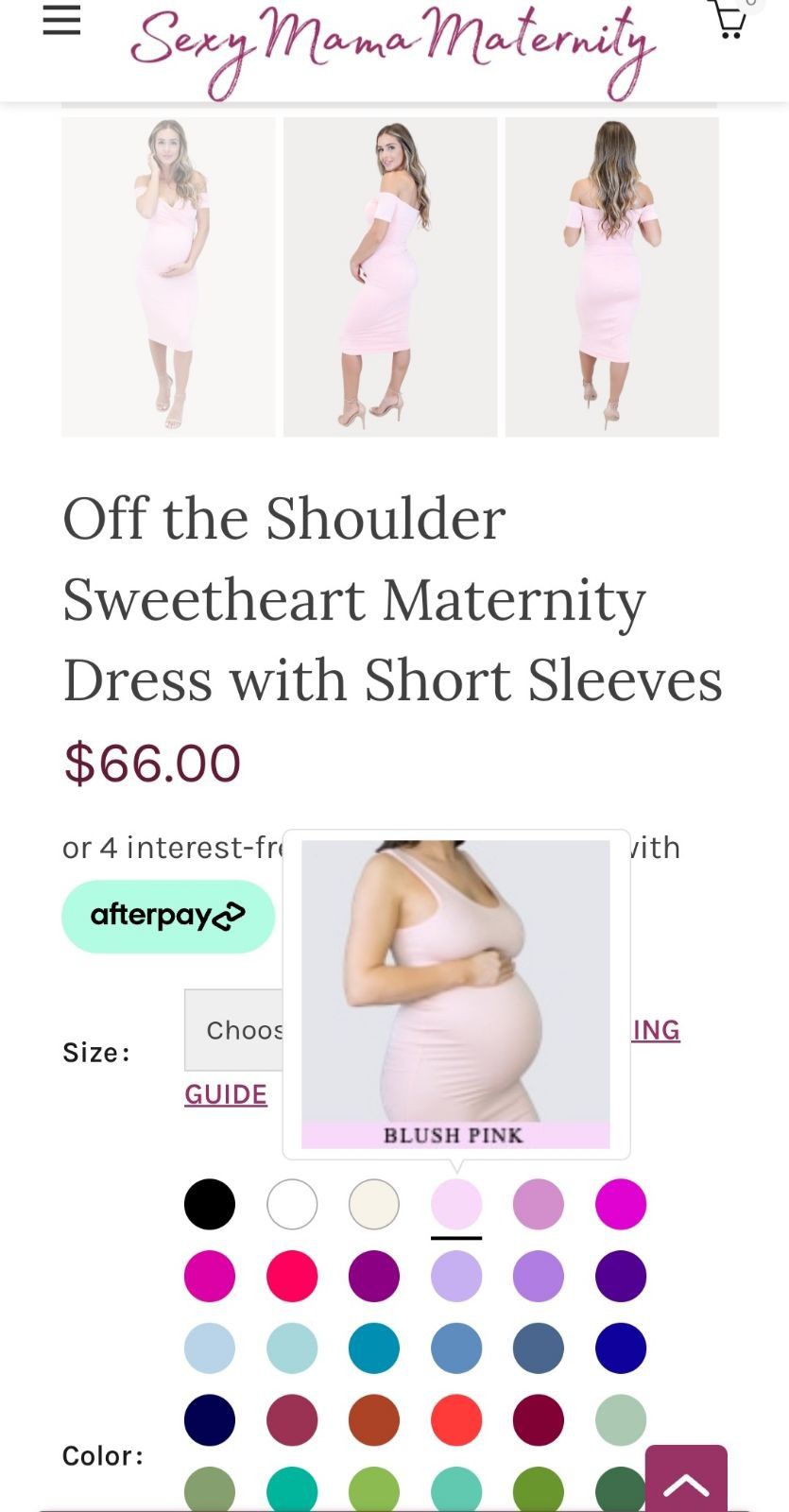New Never Worn Sexymama Maternity Dress
