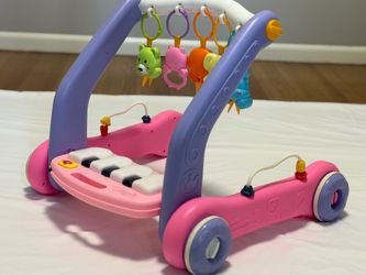 Sit to Stand baby walker with wheels