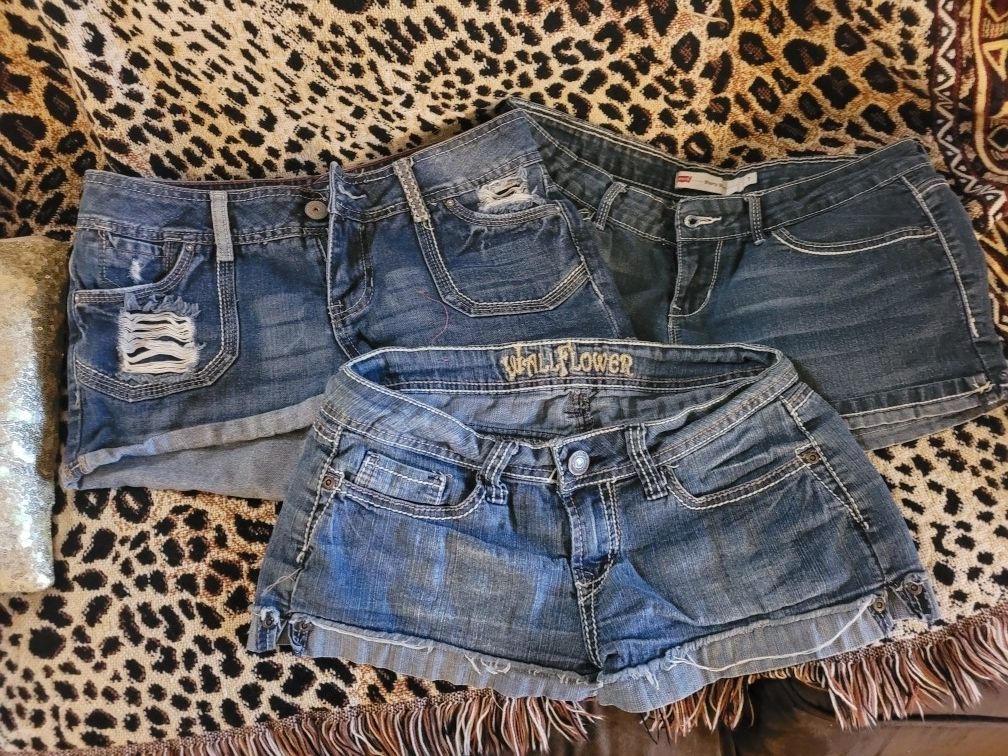 Lot Of 3 Juniors Jean Shorts Size 7