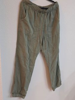 SANCTUARY Women's Pine Green Go Easy Pull-on Pants, Size Xl