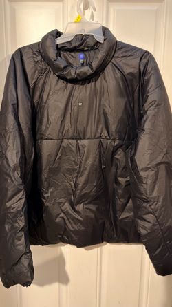 Yzy Gap x Mock Neck Pullover Oversized Jacket Black Large