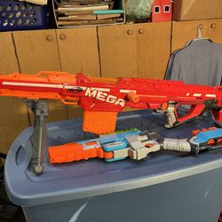 Lot Of Nerf Dart Guns