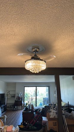 Chandelier with Fan with control remote