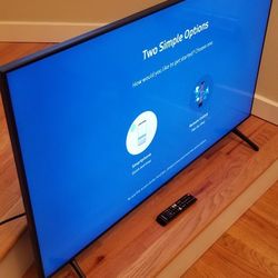 NEW  Cond  SAMSUNG  50 Inches  SMART TV. , WORKS EXCELLENT. , One Month Used In Store Demonstratiol 