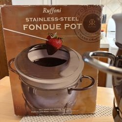 Ruffoni Stainless Steel Fondu Pot