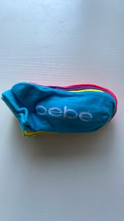 Girls 6 Pairs bebe Designer Socks Size 6-8 OF#8