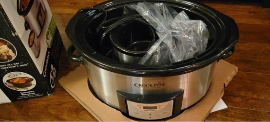 Crock-Pot Digital Programmable Slow Cooker – Stainless Steel