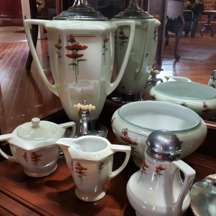 Royal Rochester Fraunfelter Art Deco Coffee set