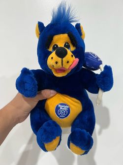 Nanco Tootsie Roll Pop Grape Blue Bear Plush