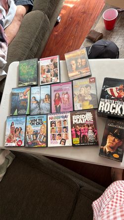 DVDs and one VHS