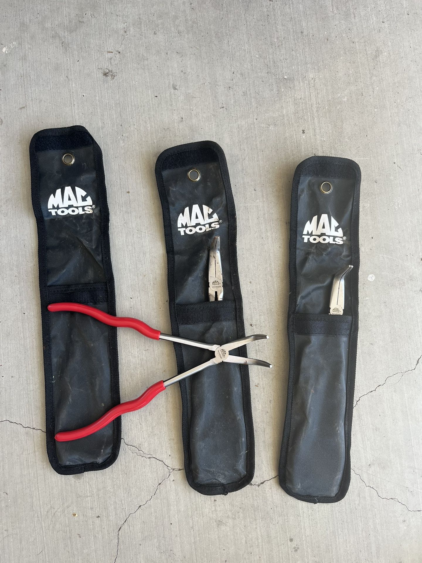 Mac Tools Long Reach 45° Bent Nose Pliers