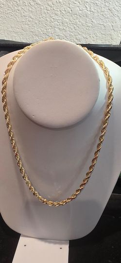 10kt Gold Rope Chain