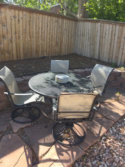 Outdoor fire table