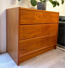 Danish teak mid century modern dresser