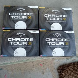 4 Boxes Of Callaway Chrome Tour BRAND NEW