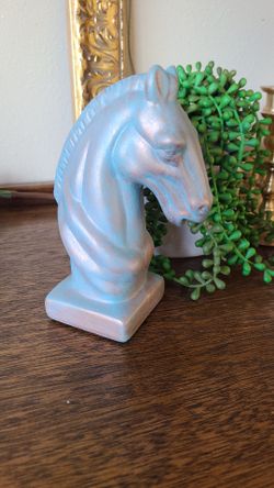 Small Horse Bust Statue