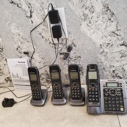 Panasonic 4 Wireless Phone Answering Machine