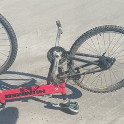 HUMMER FOLDING BIKE Needs MINOR REPAIR