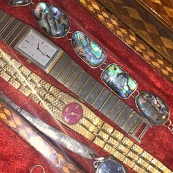 Vintage Watches, Gold Jewelry , 925 Sterling Silver Etc 