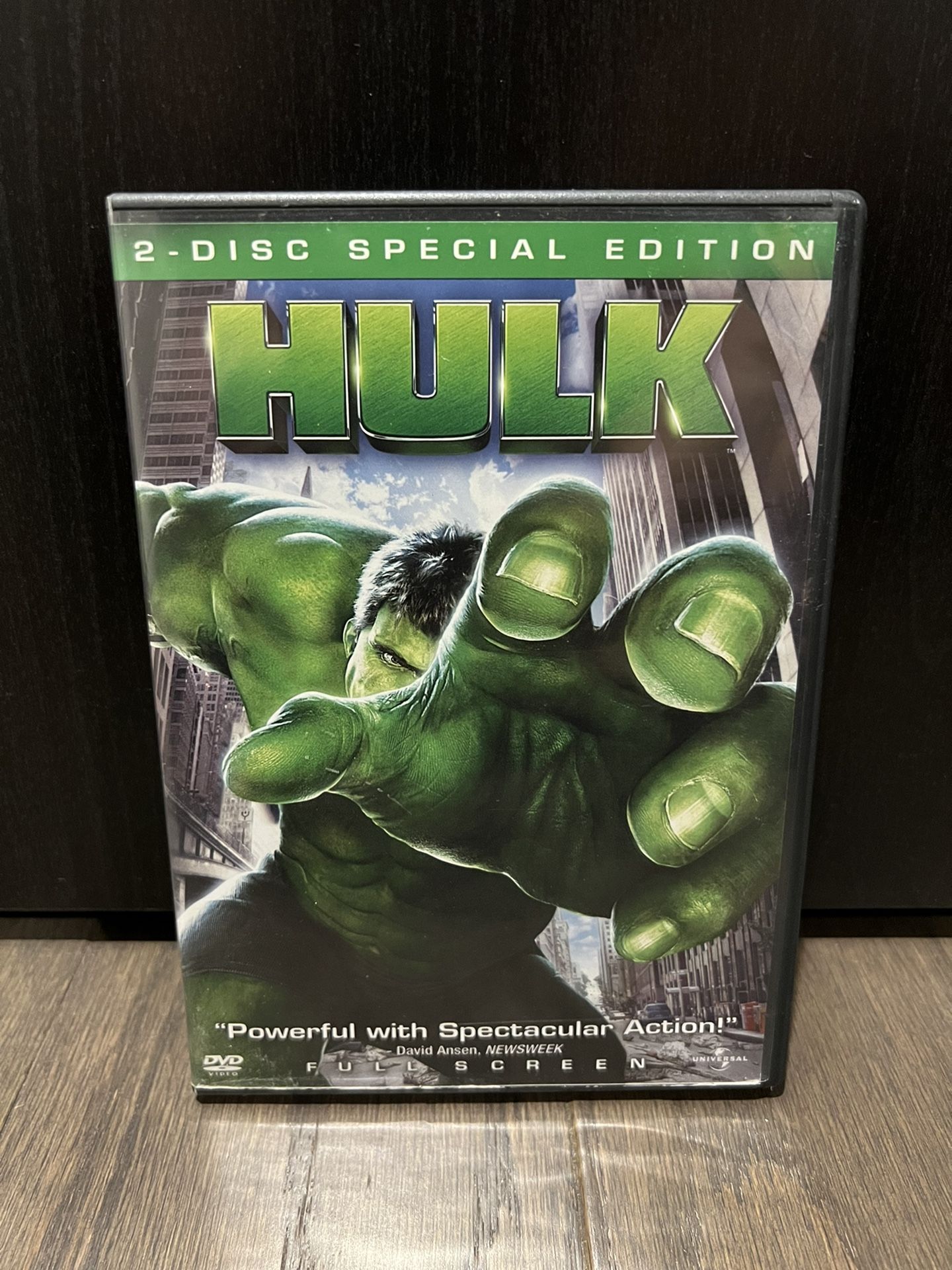 Hulk 2 Disc Special Edition Fullscreen Movie DVD with Case