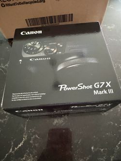 Canon PowerShot G7 X Mark III Black