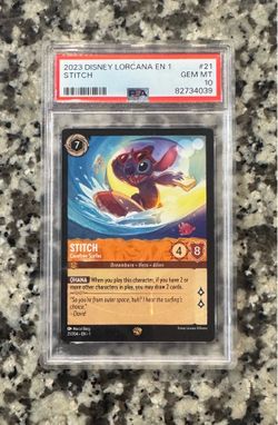 2023 Disney Lorcana Stitch  PSA 10