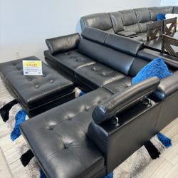 COMFY NEW IBIZA SECTIONAL SOFA AND OTTOMAN SET ON SALE ONLY $899. IN STOCK SAME DAY DELIVERY 🚚 EASY FINANCING 