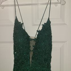 Prom Dress , Emerald Green ...New Price!